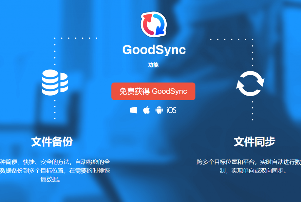 GoodSync 数据自动同步备份工具软件-禹步网